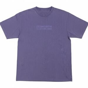 66 North Iceland Shirt Men’s Light Purple Short Sleeve Logo T-Shirt S
